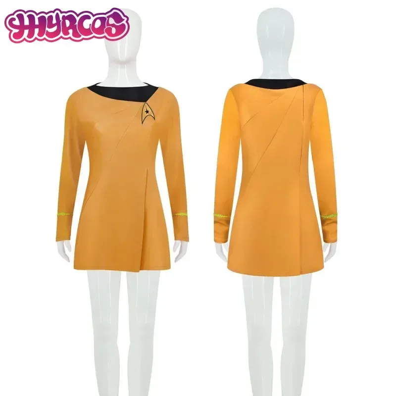 25COSClassic الخيال العلمي ستار تأثيري رحلة واجب الزي الرسمي - ريترو الفضاء أنيمي تأثيري أزياء الهالوين للنساء الطرف