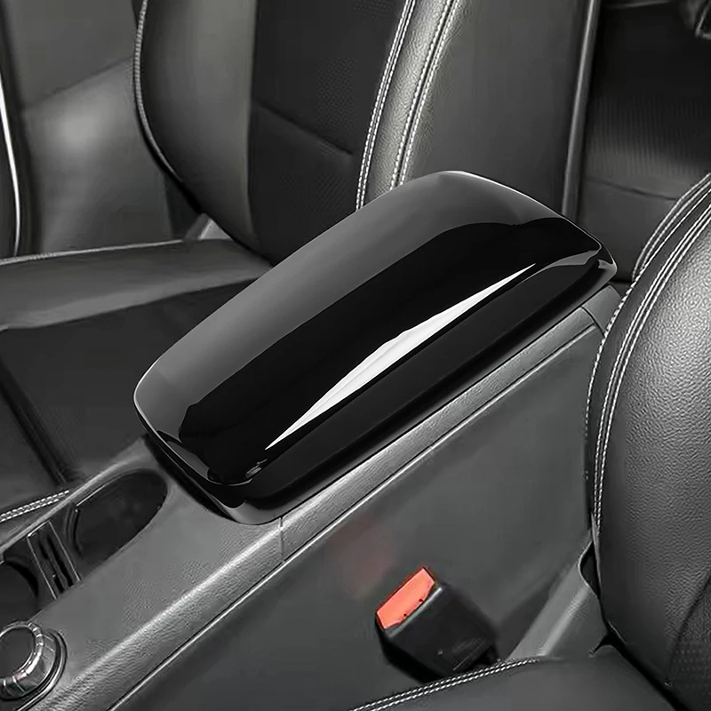 

Car Console Armrest Stowing Tidying Box Panel Cover Trim Carbon Pattern For Mercedes Benz A Class W176 GLA X156 CLA C117 2013-18