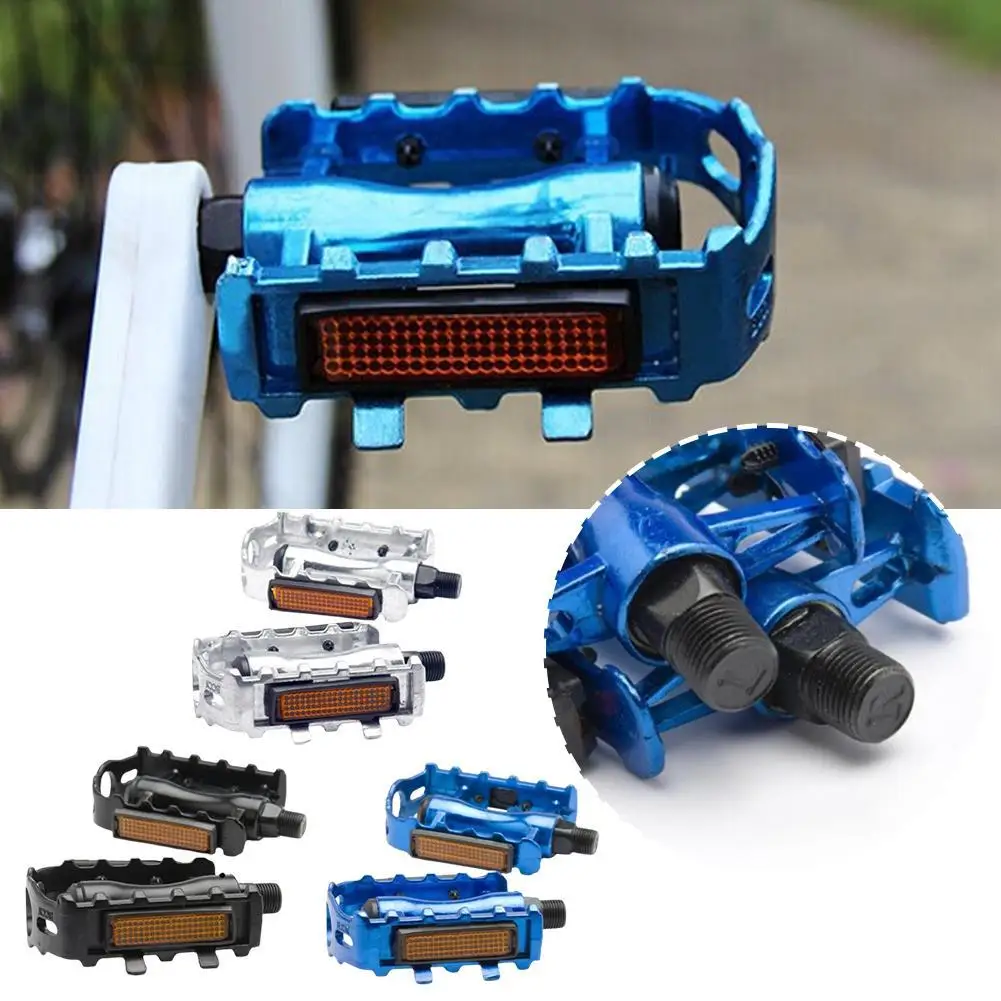 Bicycle Pedal Aluminium Alloy Lightweight Mountain Bicycle Parts MTB Flat Bike Pedals Accessories MTB BMX Cycling I3O1