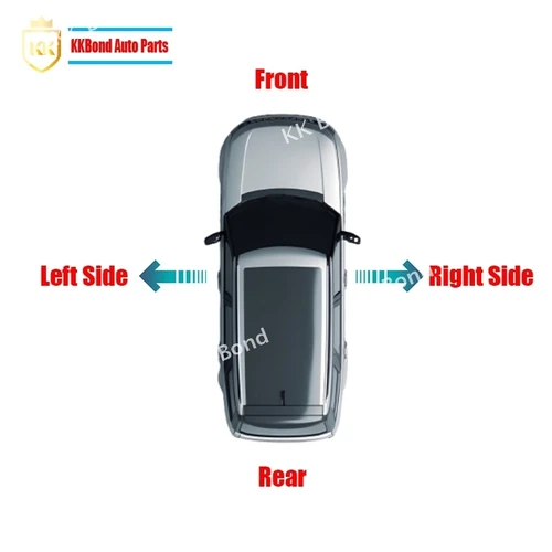 Imagen 2 del producto Para Hyundai Accent 2010 2011 2012 2013 2014 2015 2016 cubierta de triángulos de puerta delantera y trasera de coche embellecedor de ventanas cubiertas triangulares