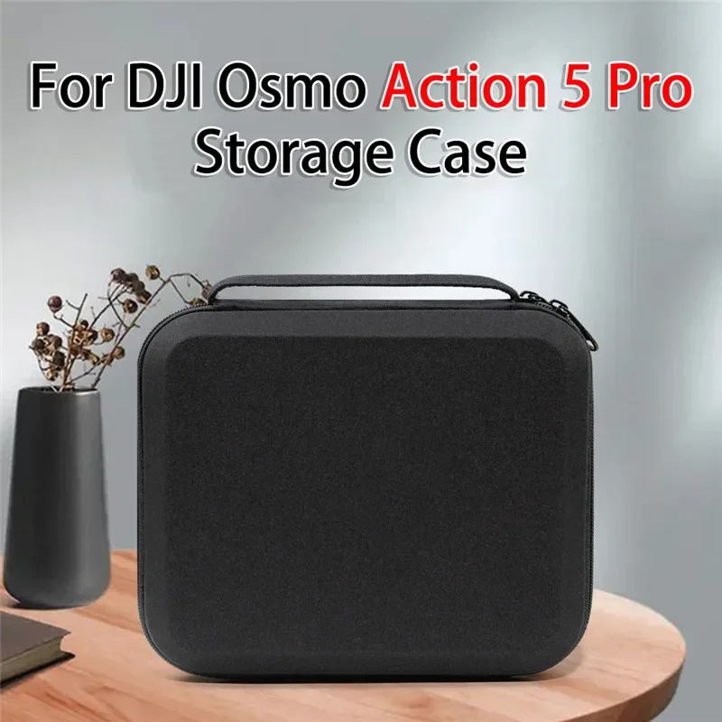 For DJI OSMO Action 5 Pro 4/3 Portable Case Waterproof Bag Charger Battery Base Selfie Stick Storage Box Handbag Accessories