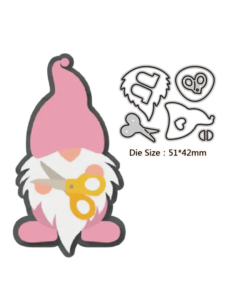 dwarf Stationery Reading and Learning Metal Cutting Layering Die Scrapbook Die Photo Album Decor DIY Card Craft 2022 New