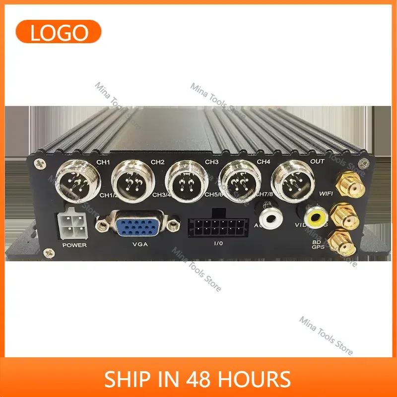Mdvr 4G 4CH Vehicle Truck Bus Recorder with WiFi TF Card Mobile DVR Turck DVR for Bus Taxi