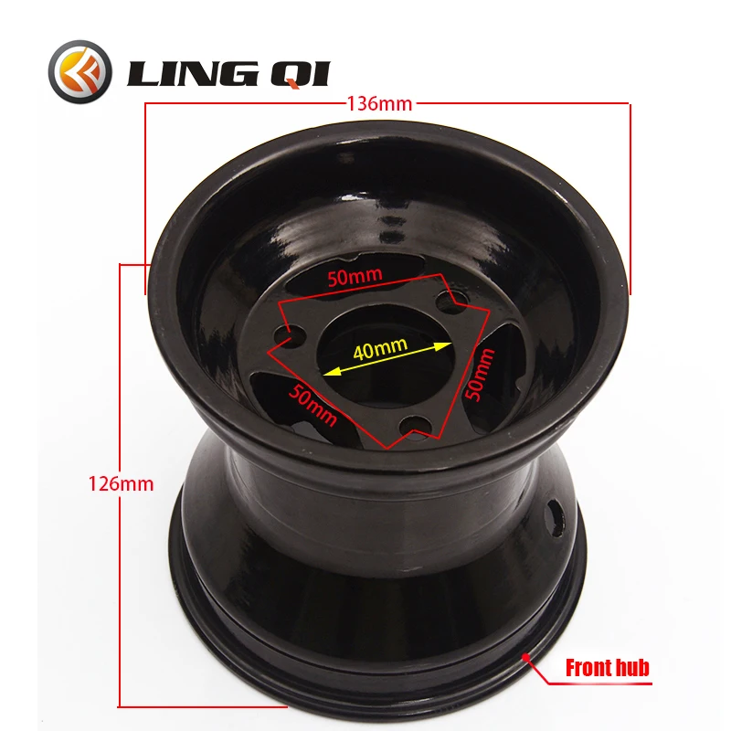 LINGQI RACING 5-inch Aluminum Alloy Wheel Hub Is Suitable For Go Karts And Drift Cars