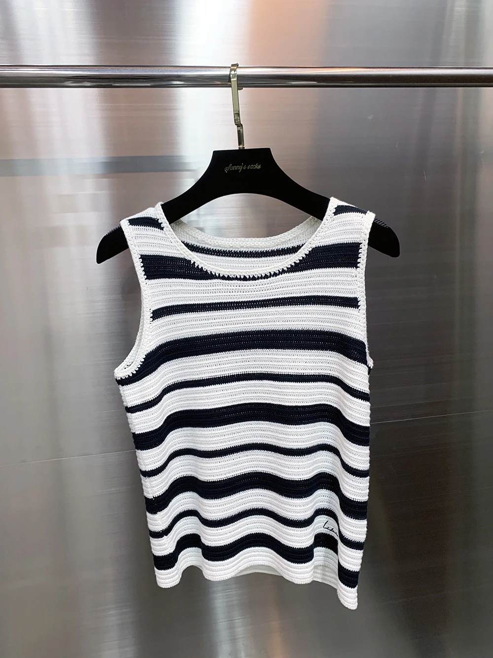 

Летняя женская облегающая трикотажная майка в полоску с цветовыми блоками, повседневная, из хлопка, без рукавов, модная, для города