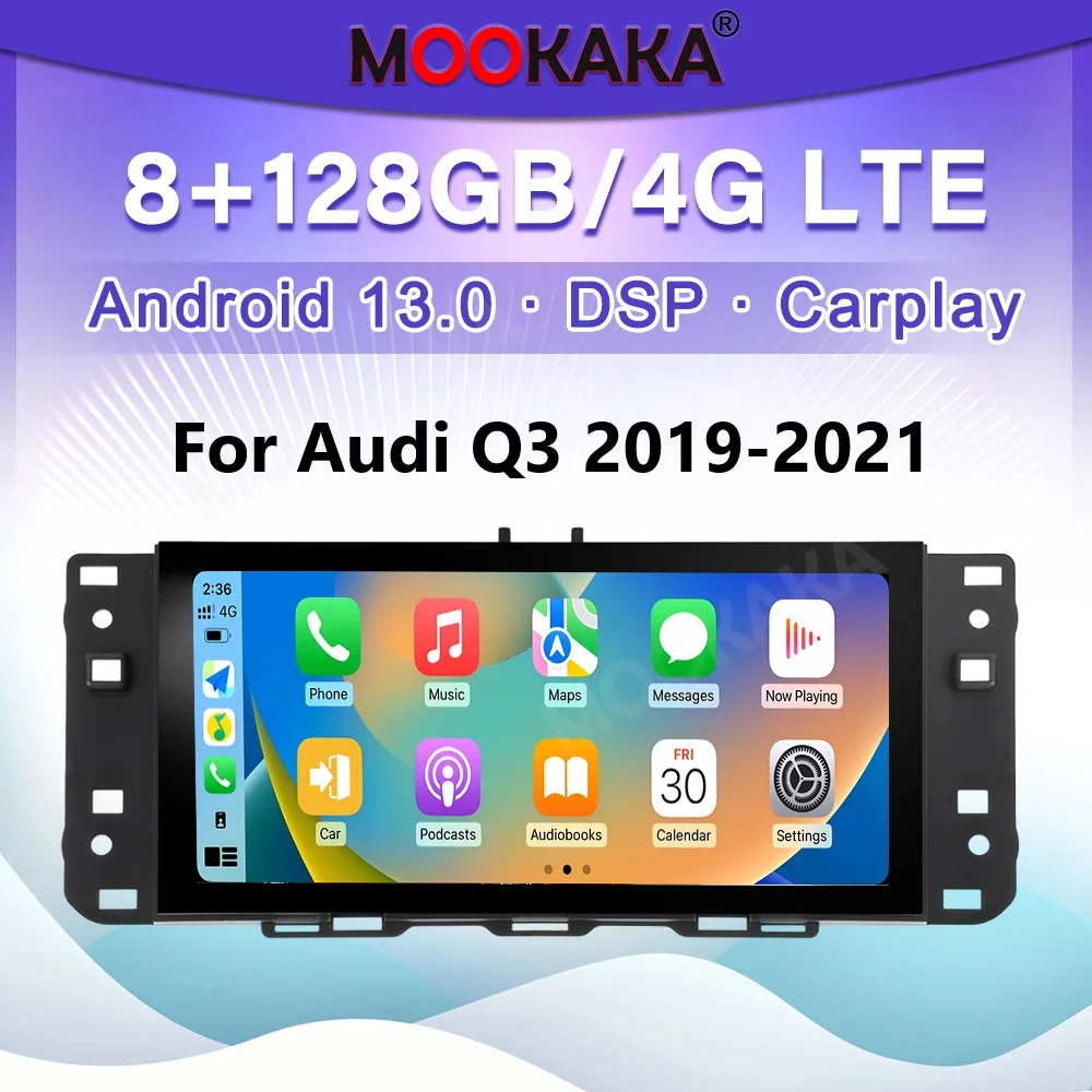 

Автомобильный мультимедийный плеер, вращающийся экран 10,1 дюйма для Audi Q3 2019-2021, Android 13, GPS-навигация, автомагнитола, радио, медиа, IPS