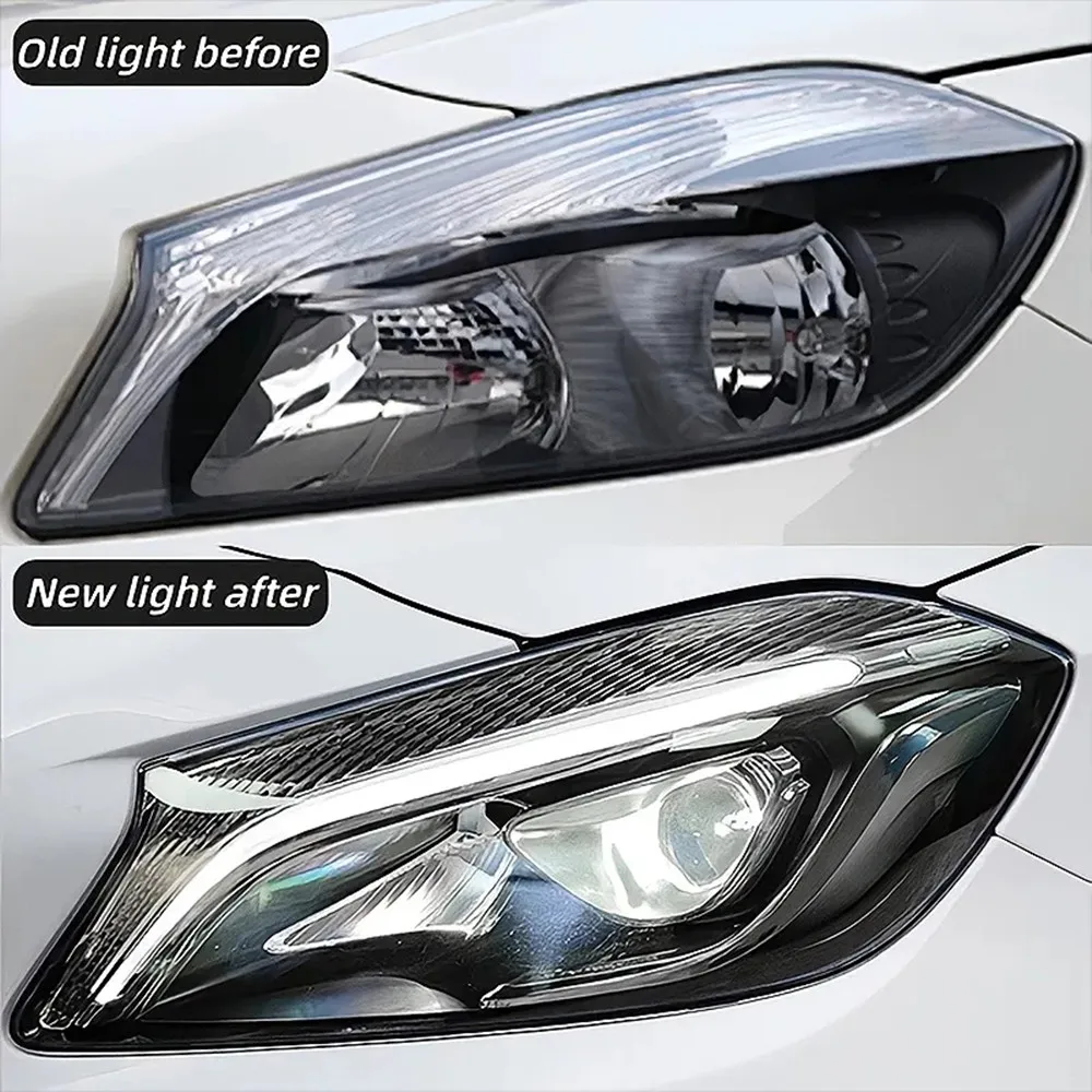 Pair Headlight Assembly for z A-Class A180 A200 W176 2013-2018 Car Front Lamp Head Lights Auto Parts