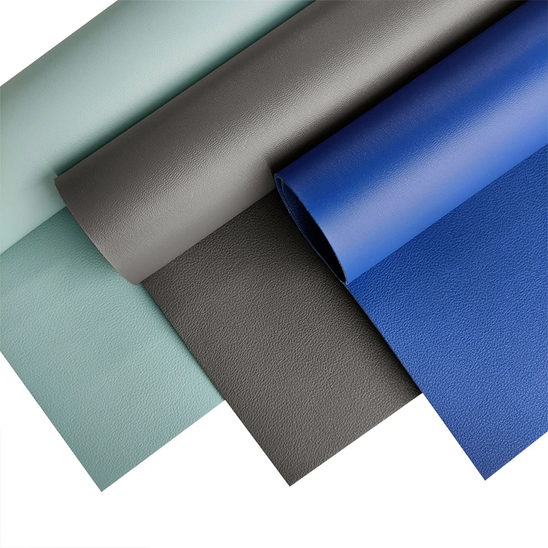 Double-Sided Monochrome Thick Durable Faux Leather Fabric Sheets PU Leatherette for Sofa Crafts Earring Bows DIY Accessories