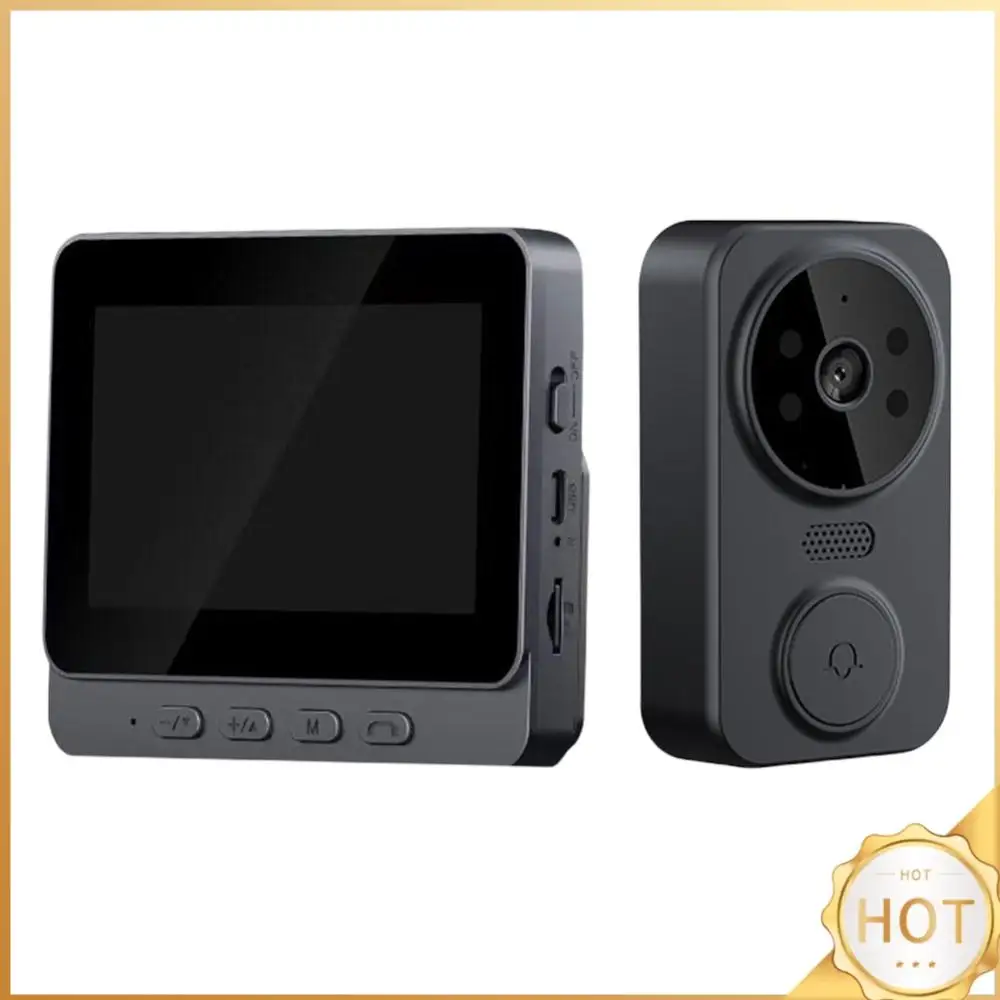 

Door Eye Camera 2.4G WiFi Automatic Sensing Home Digital Viewer 4.3 Inch IPS Screen Smart Video Doorbell Camera Two-Way Intercom