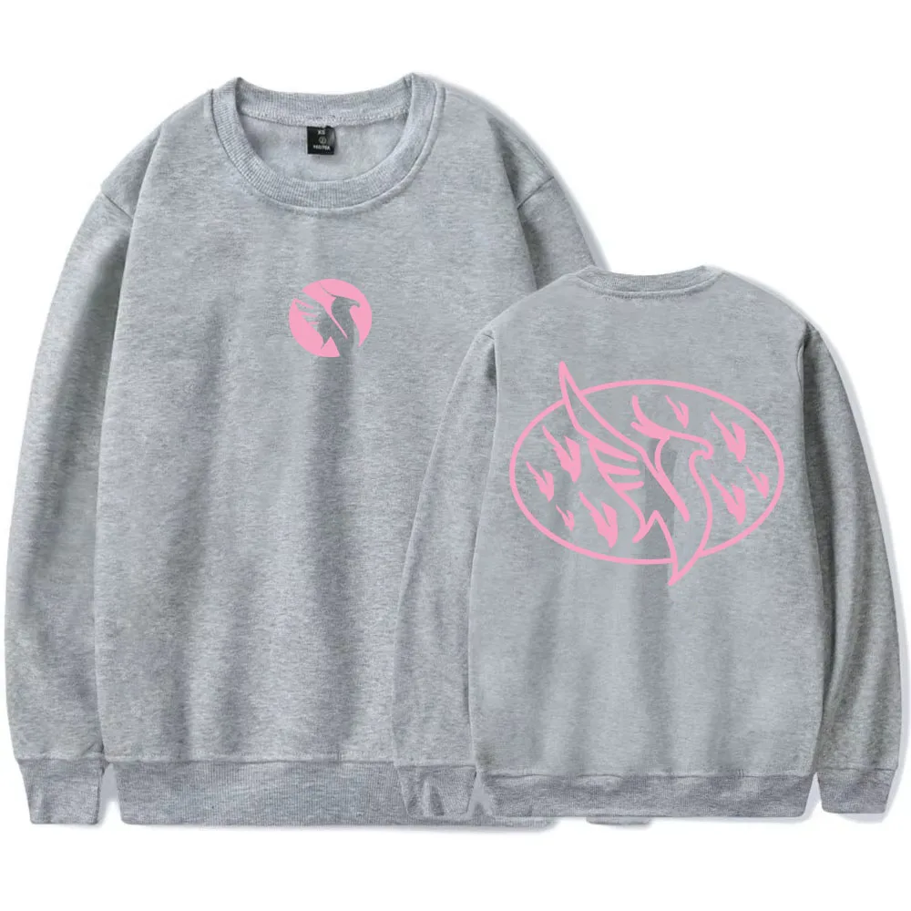 ILLENIUM فينيكس CREWNECK البلوز طويلة الأكمام الشتاء الخريف الذكور البلوفرات للجنسين الشارع الشهير المتضخم الجرافيك طباعة الملابس