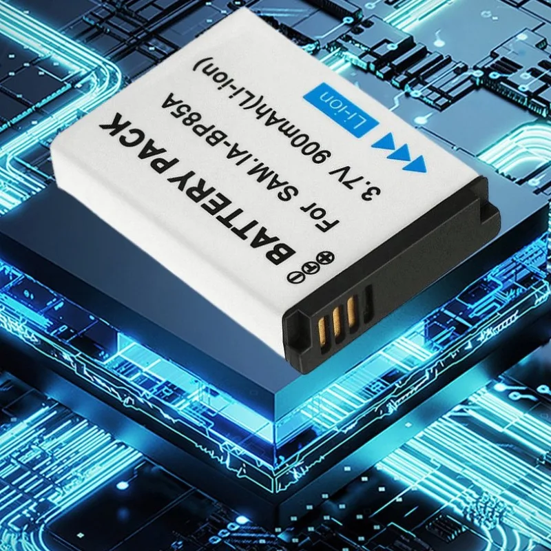 900 mAh Ersatzakku für Samsung BP-85A, kompatibel mit PL210 SH100 WB210 ST200 ST72 ST90 ST96 ST700 DV150F Digitalkamera