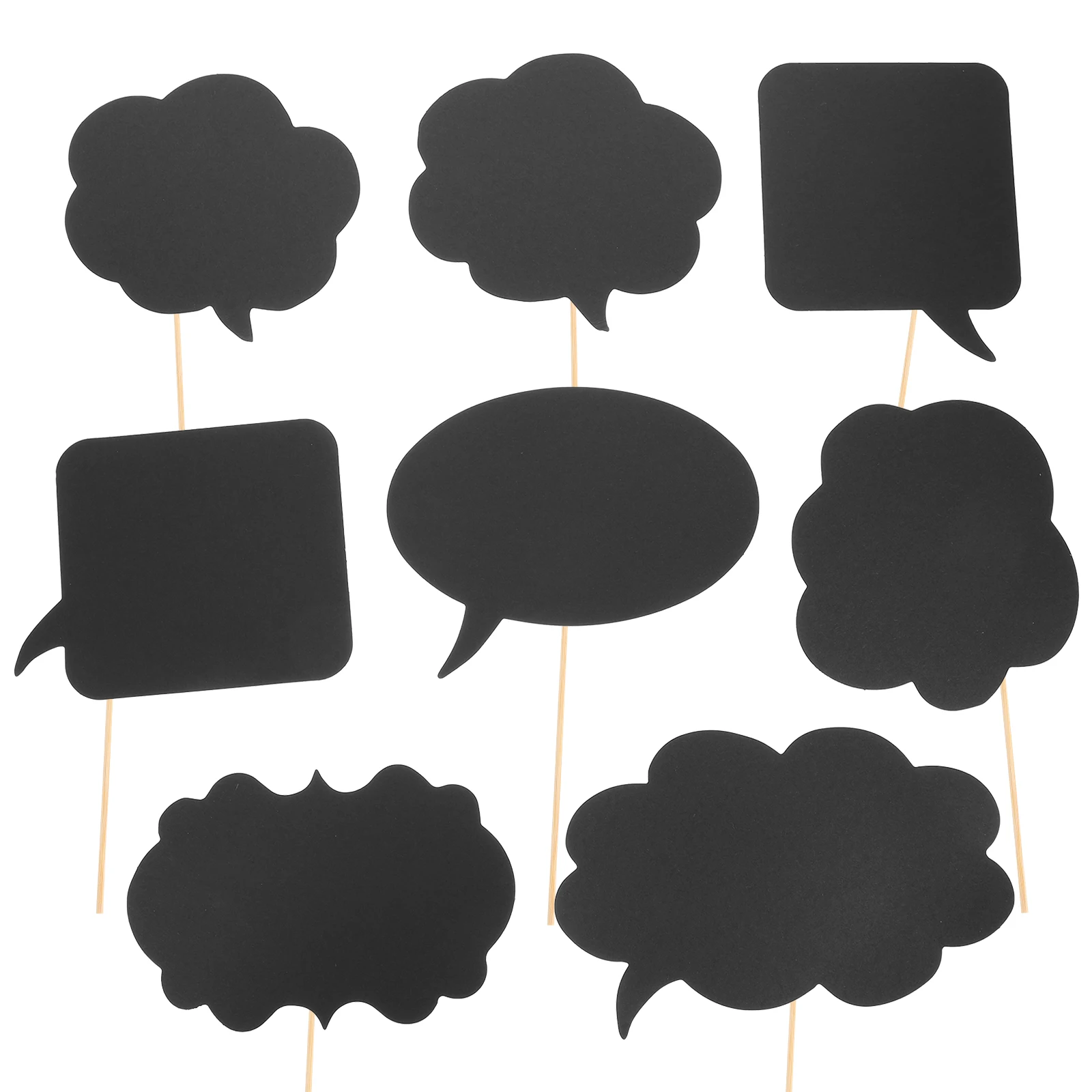 

DIY Blackboard Photo Props Wedding Birthday Party Favors Blank Speech Bubble Signs Chalk Selfie Accessories Lightweight