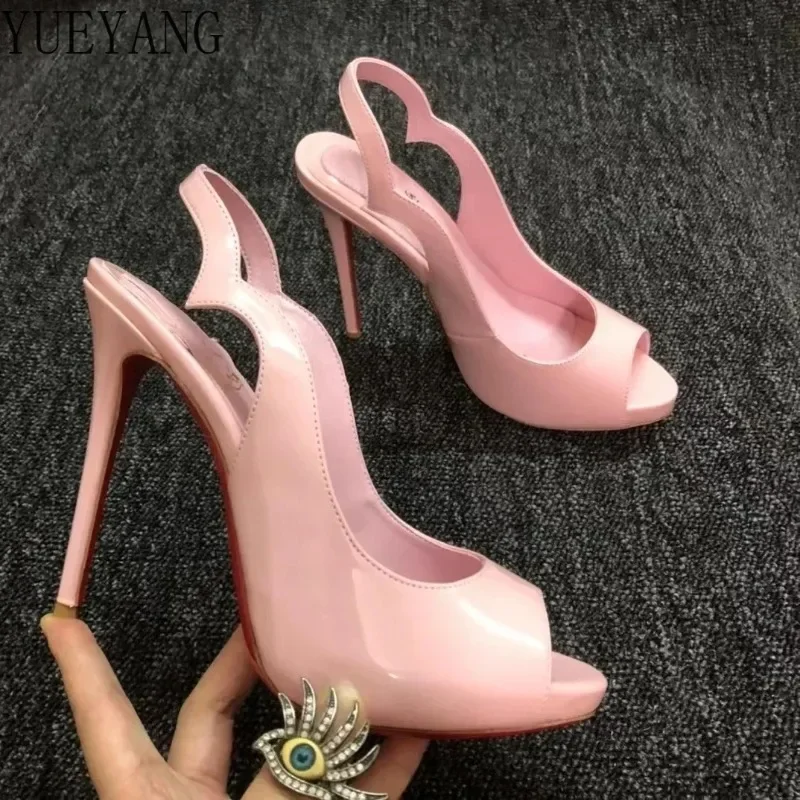 

Top Brand Women Red Bottom Shoes Bright Summer Sandals Party Wedding Fashion Dropshopping Sexy Stilettos High Heeled Pumps Daily