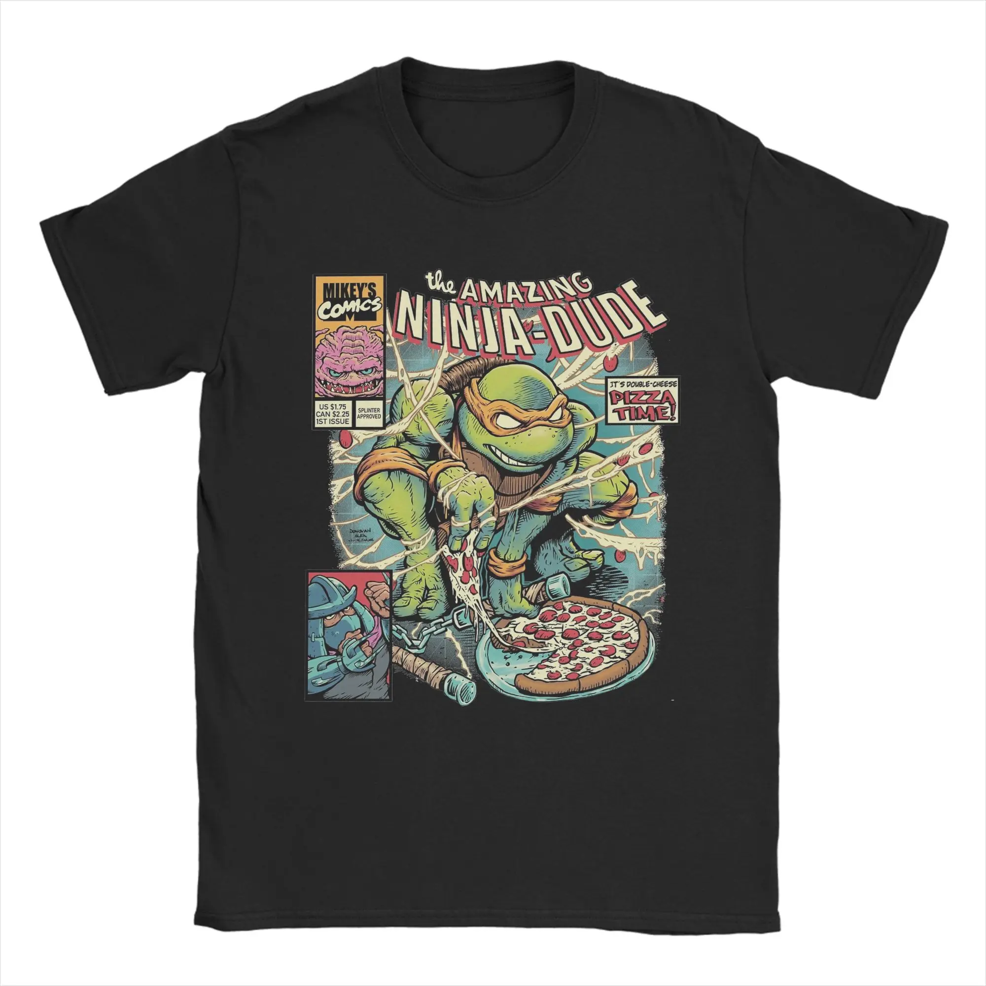 Men Women's TMNT T-Turtles Dude T Shirts 100% Cotton Tops Novelty Short Sleeve Crew Neck Tee Shirt Plus Size T-Shirts