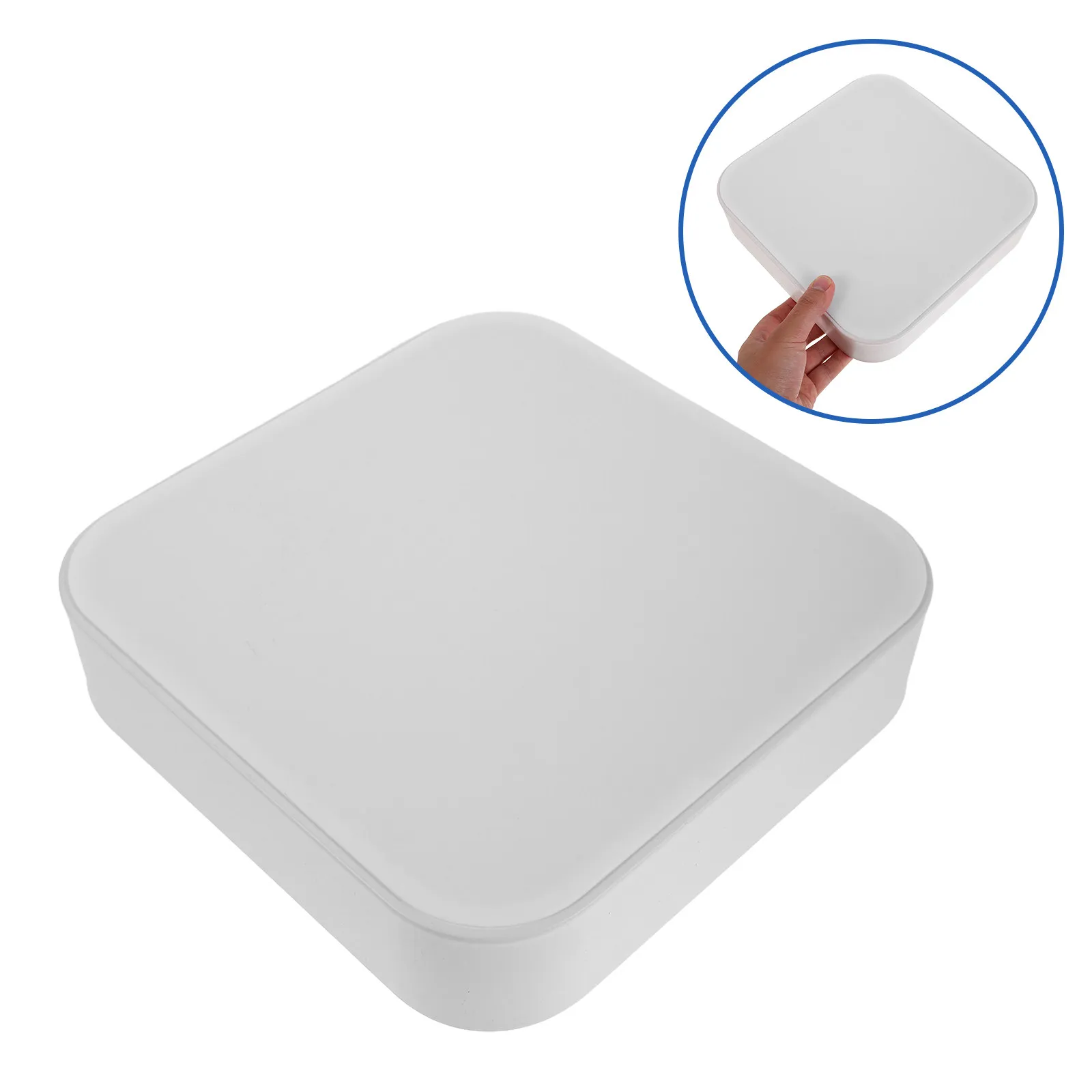 

Квадратный пластиковый плафон для потолочного светильника, современный декоративный абажур для спальни, кухни, ванной комнаты, для светильников скрытого монтажа