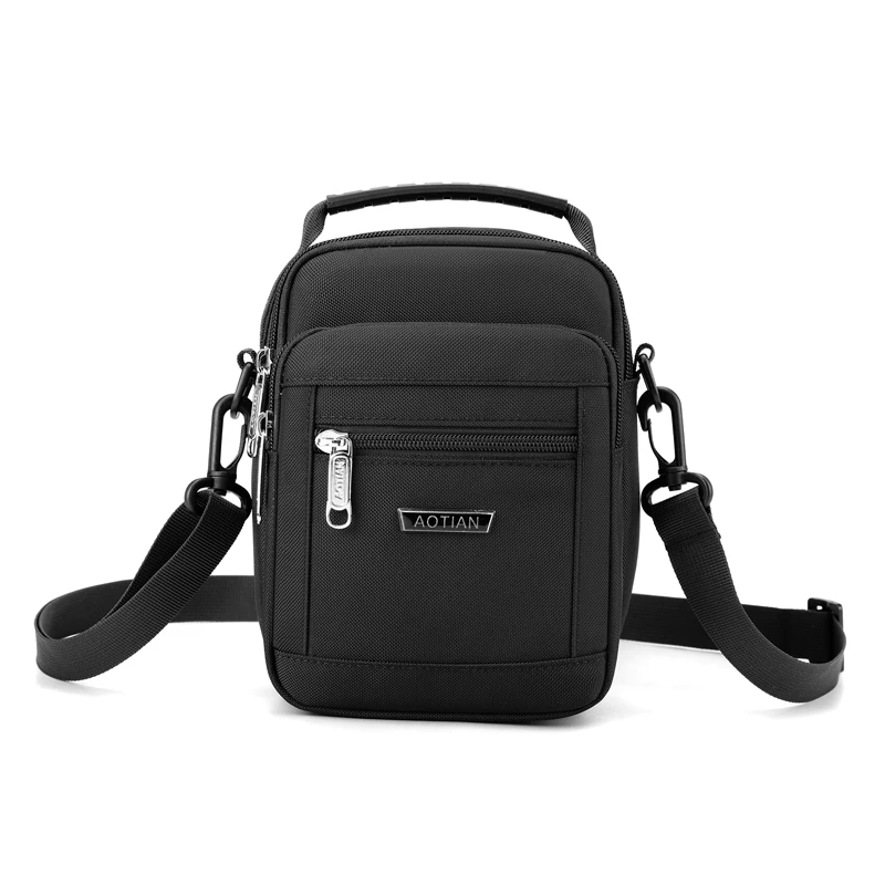 AOTIAN brand Men\'s Shoulder Bag Man mini Crossbody Bag Small Messenger Bag Nylon Male High Quality Handbag