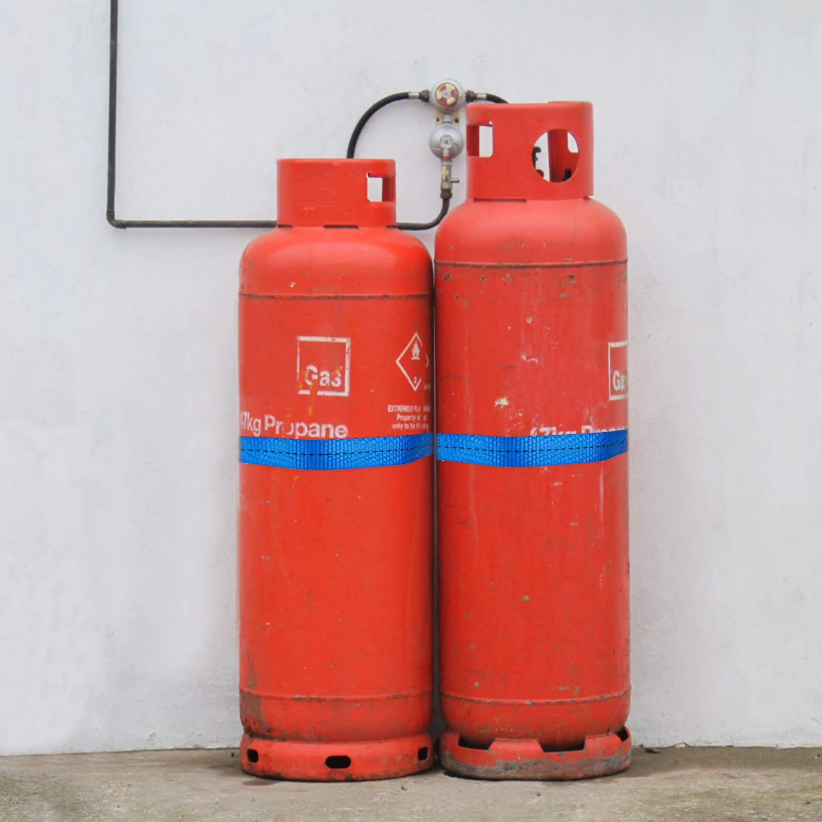 

1Set Gas Cylinder Fixed Rack Heavy Duty Wall Mounted Propane Tank Holder Nitrogen Cylinder Mount Reliable Propane Tank Holder