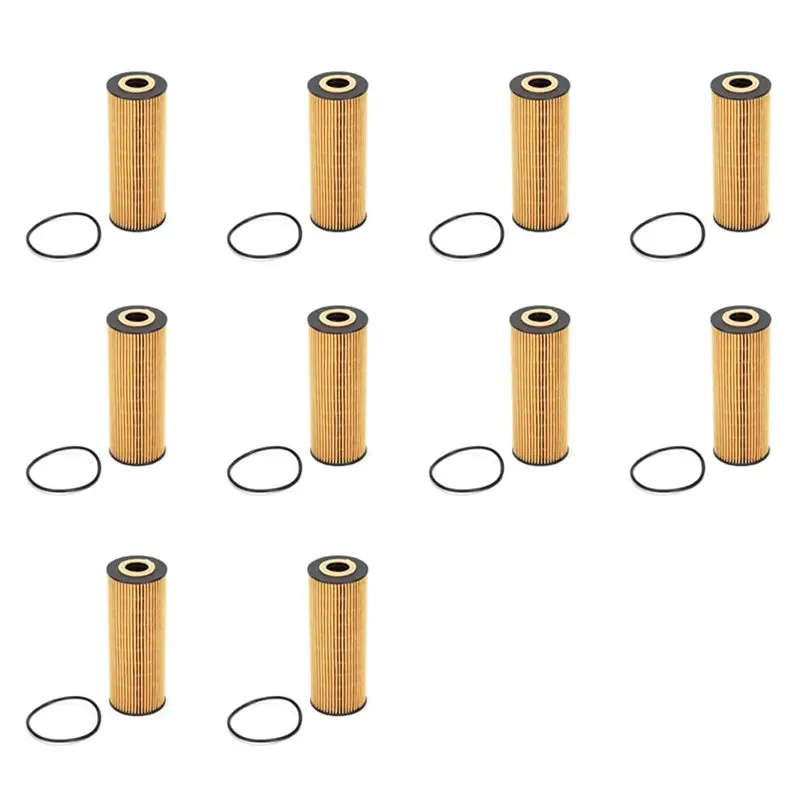 

10X 1041800109 Engine Oil Filter Kit For Mercedes W124 W129 W140 R170 W202