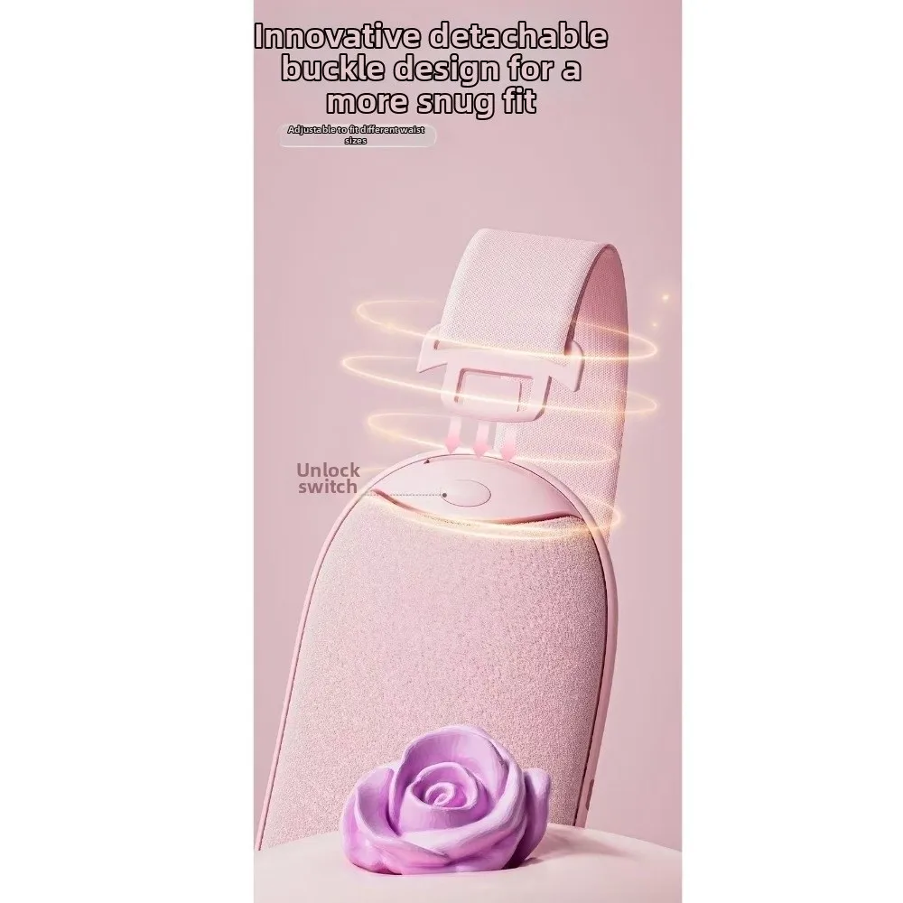 USB Charging Portable Menstrual Heating Pad Warmth Adjustment Electric Heating Belt LED Display Comfortable for 5V1800mAh