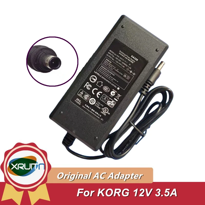 Original DSA-0421S-12 1 AC  Adapter 12V 3.5A Charger For KORG KA320 KS-320 KS-520  PA50 SP250 LP350 12V Switching Power Supply