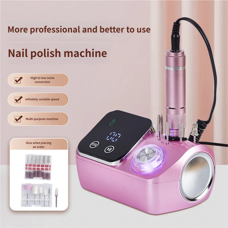جديد 45000 دورة في الدقيقة آلة حفر الأظافر القواطع المهنية الكهربائية مسمار ساندر ل هلام الاكريليك تلميع للمنزل مانيكير صالون أداة #4