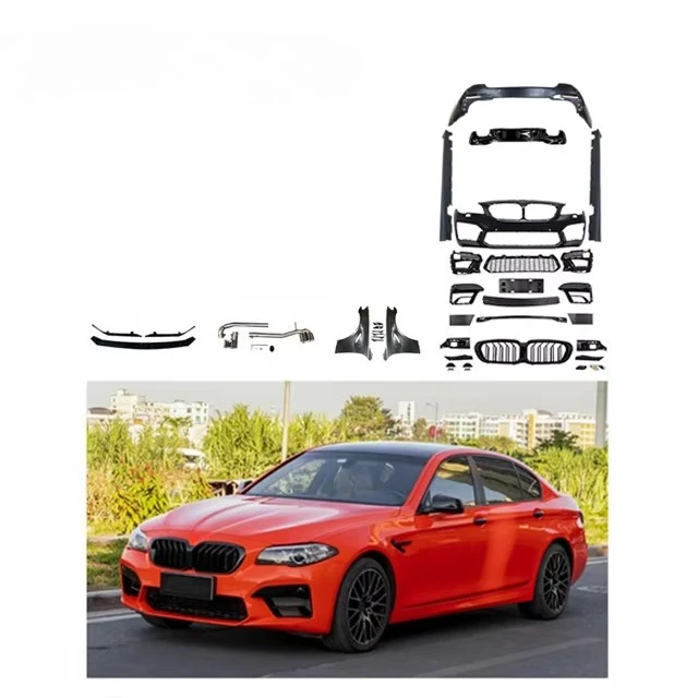 

For 5 Series F10 F18 Upgrade New M5 BodyKit Front Rear Bumper Grille Spoiler Fender Hood Side Skirt