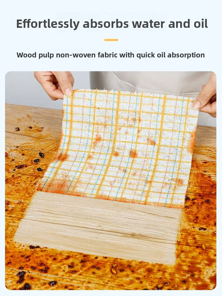 

Thiened одноразовая кухонная ткань для чистки ленивого человека ткань для дивовижения удаление масляных пятен нетканый материал бытовой Clea...