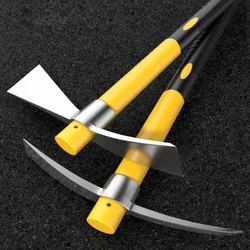 AIRAJ Multifunctional Garden Axe Outdoor Mountaineering Pick High Hardness Steel Casting Soil Loose Home Gardening Hand Tools