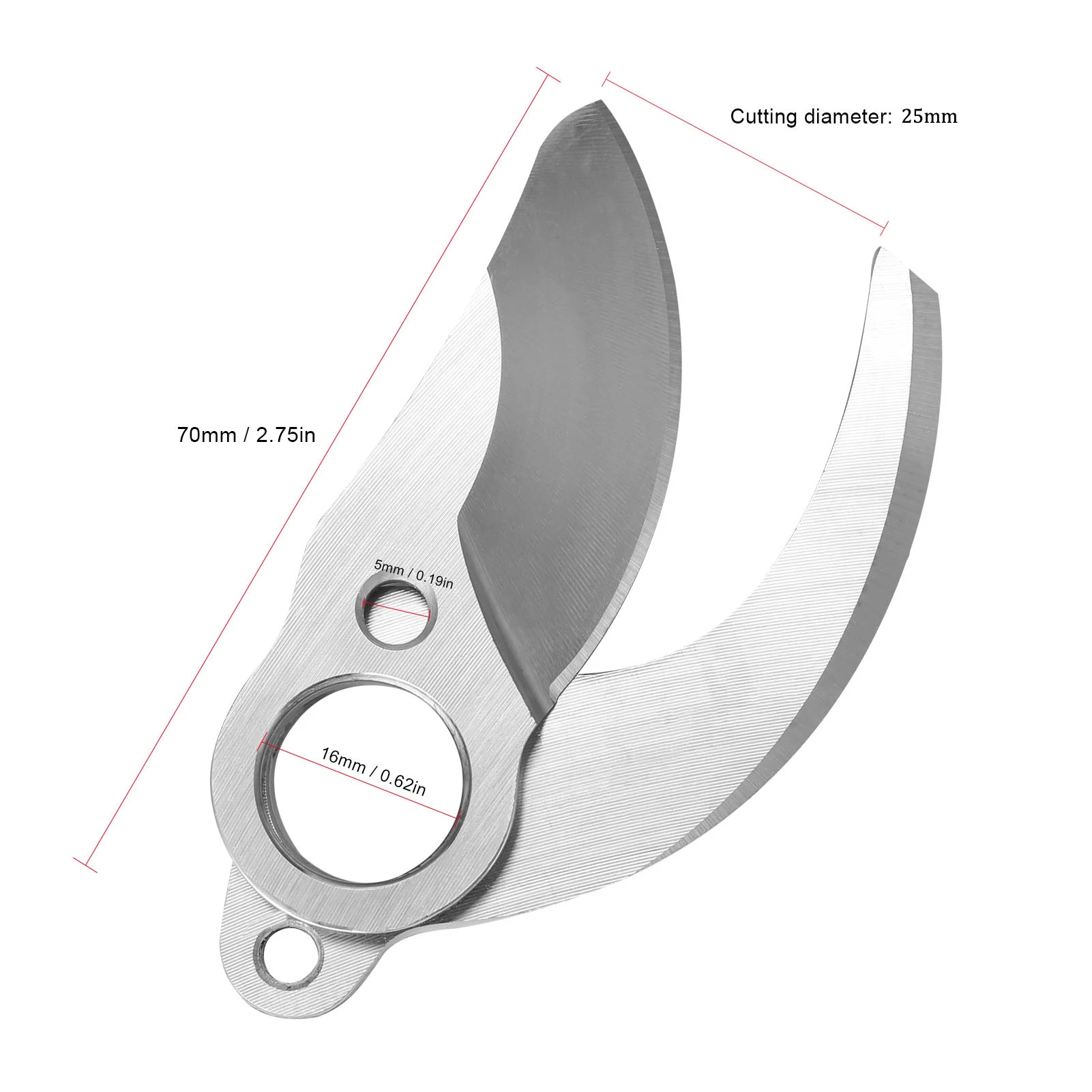 Imagem -03 - Lâminas Substituíveis para Pruner sem Fio Recarregável Elétrica Jardim Shears Poda para 25 mm Fruit Tree Bonsai Ramos