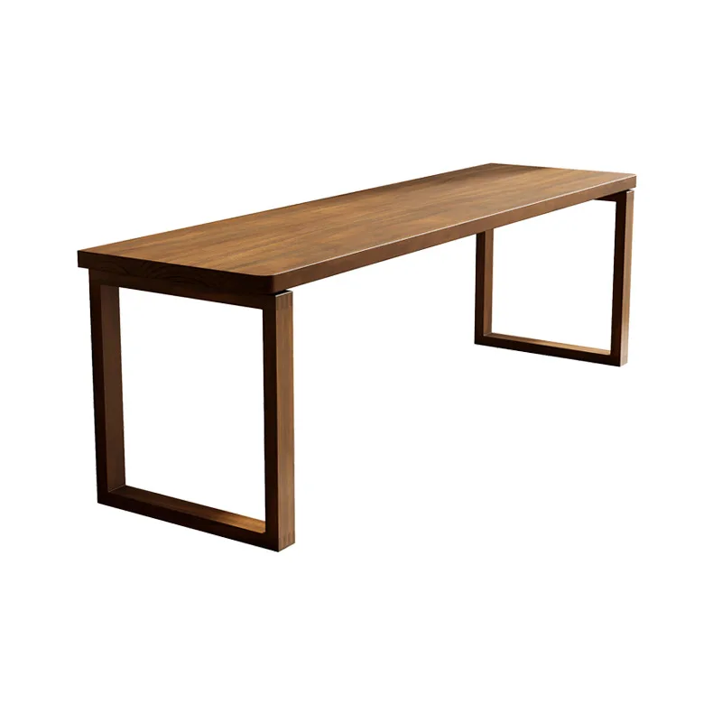 

Modern simple solid wood desk, double computer desk, living room home, office desk and chairs