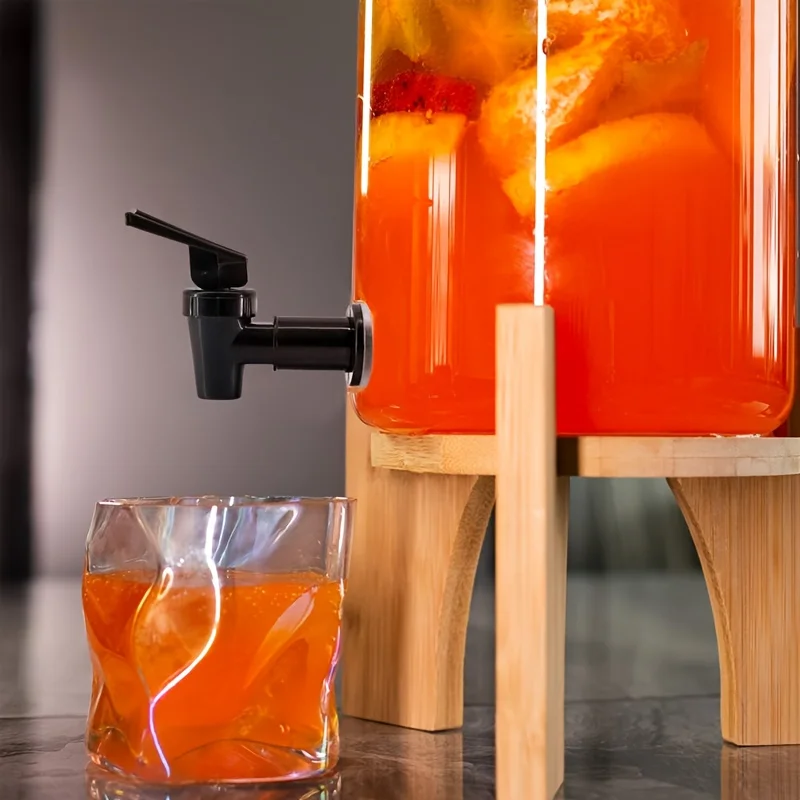 Plastic Glass Wine Bottle Faucet Jar Barrel Water Tank Faucet Reusable Water Dispenser Tap Replacement Faucet Wine Valve