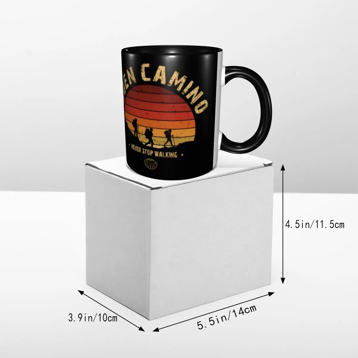 Customized Buen Camino De Santiago Coffee Mug DIY Ceramic Milk Tea Cups view 5