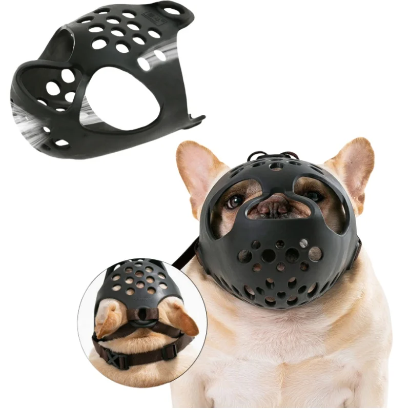 

Hot Sale Anti Biting Barking and Chewing Pet Dog Muzzle Soft Plastic Rubber Adjustable Safety Breathable Dog Muzzle