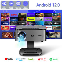 XIWBSY 40000Lumens Portable Projector 4K Android 12.0 Daylight Projector 64G 8K Video Home Theater AutoFocus Smart Proyector