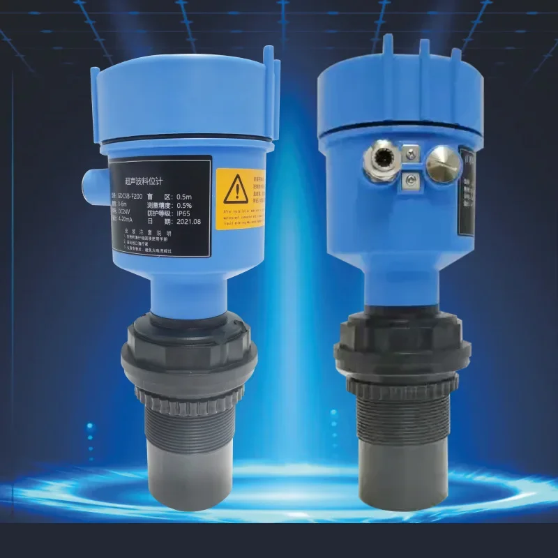 Ultrasonic level gauge Integrated sensor 4-20mA transmitter Split water level level tank controller