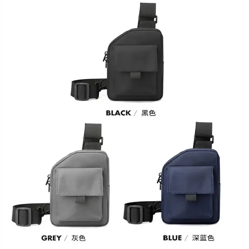 Nylon Chest Bag Man Sling Crossbody Bag for Casual Handbag Travel Phone Bags