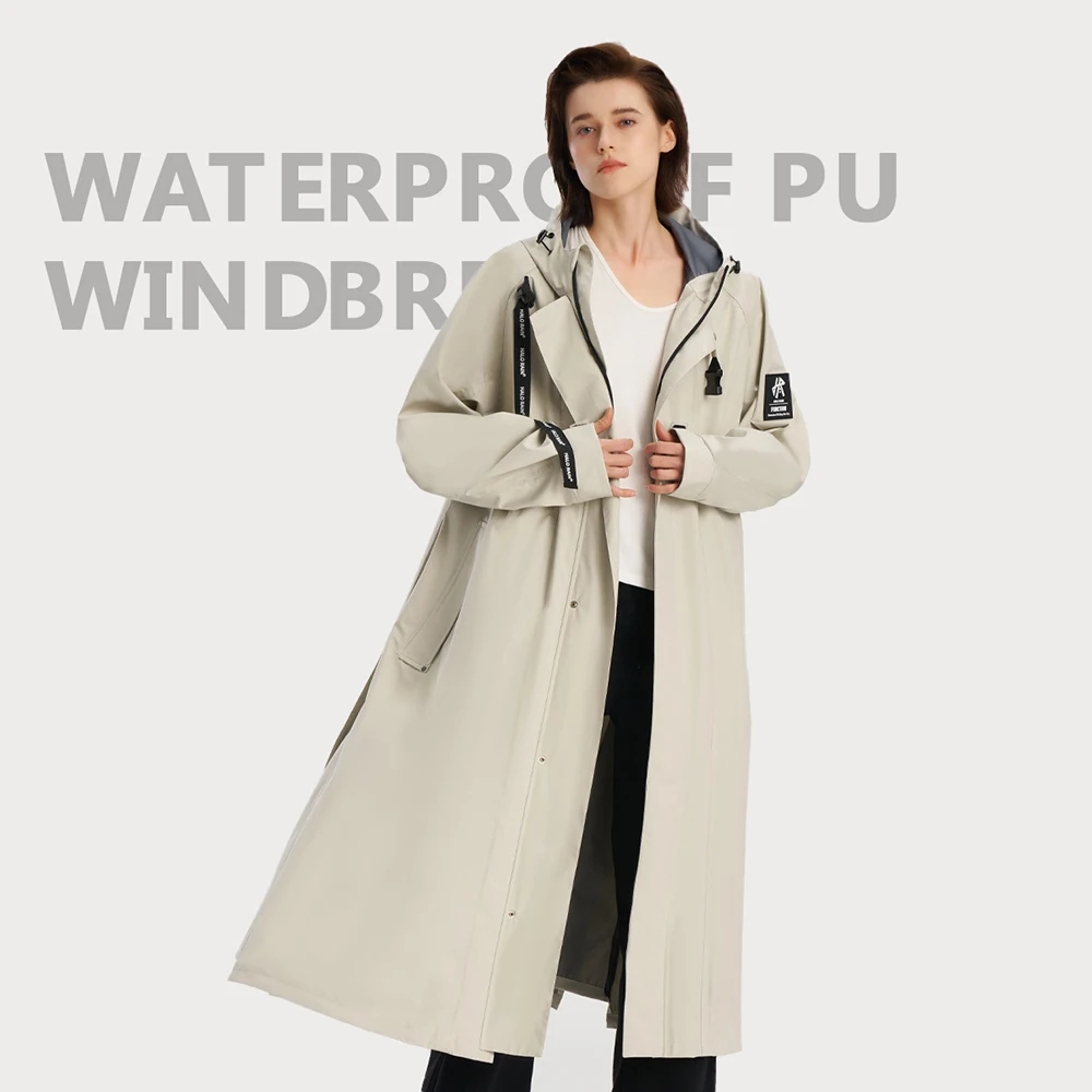Fashion Rainproof Windbreaker Waterproof Raincoat Mens Womens Autumn Winter Outdoor Jacket 3 Layer Riding Coat