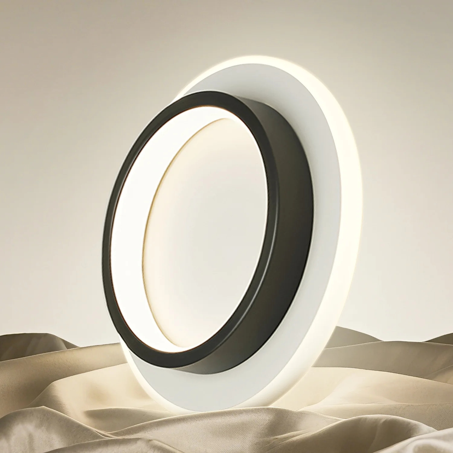 MARPOU Modern LED Ceiling Lamp 3 Color Temperature Baked Enamel Hallway Lamps Balcony Lights Bedroom Living Room 90V-260V