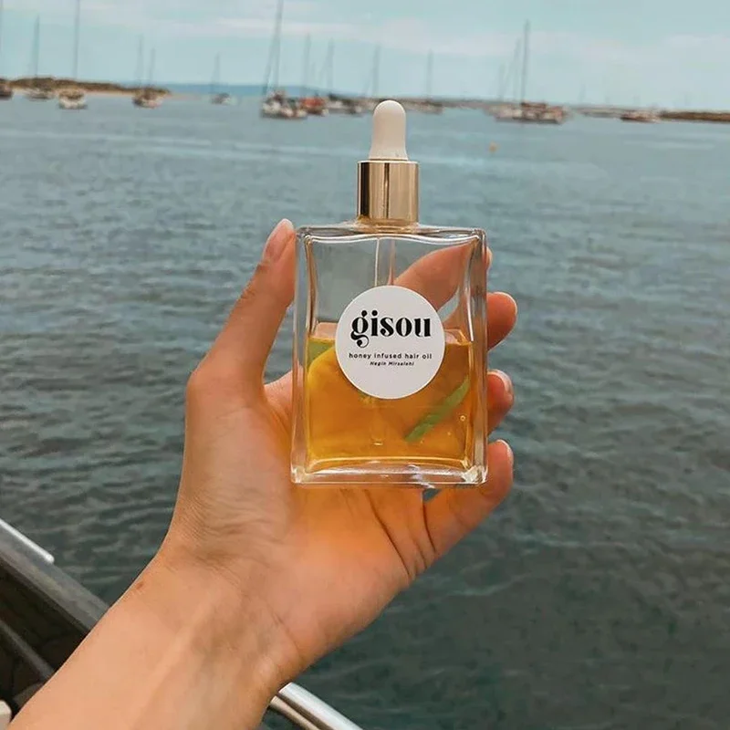 زيت شعر الشفاه المطلي بالعسل من جيسو حجم السفر غني بعسل ميرساليهي لتغذية وترطيب الشعر بشكل عميق هدية فتاة صحية #4