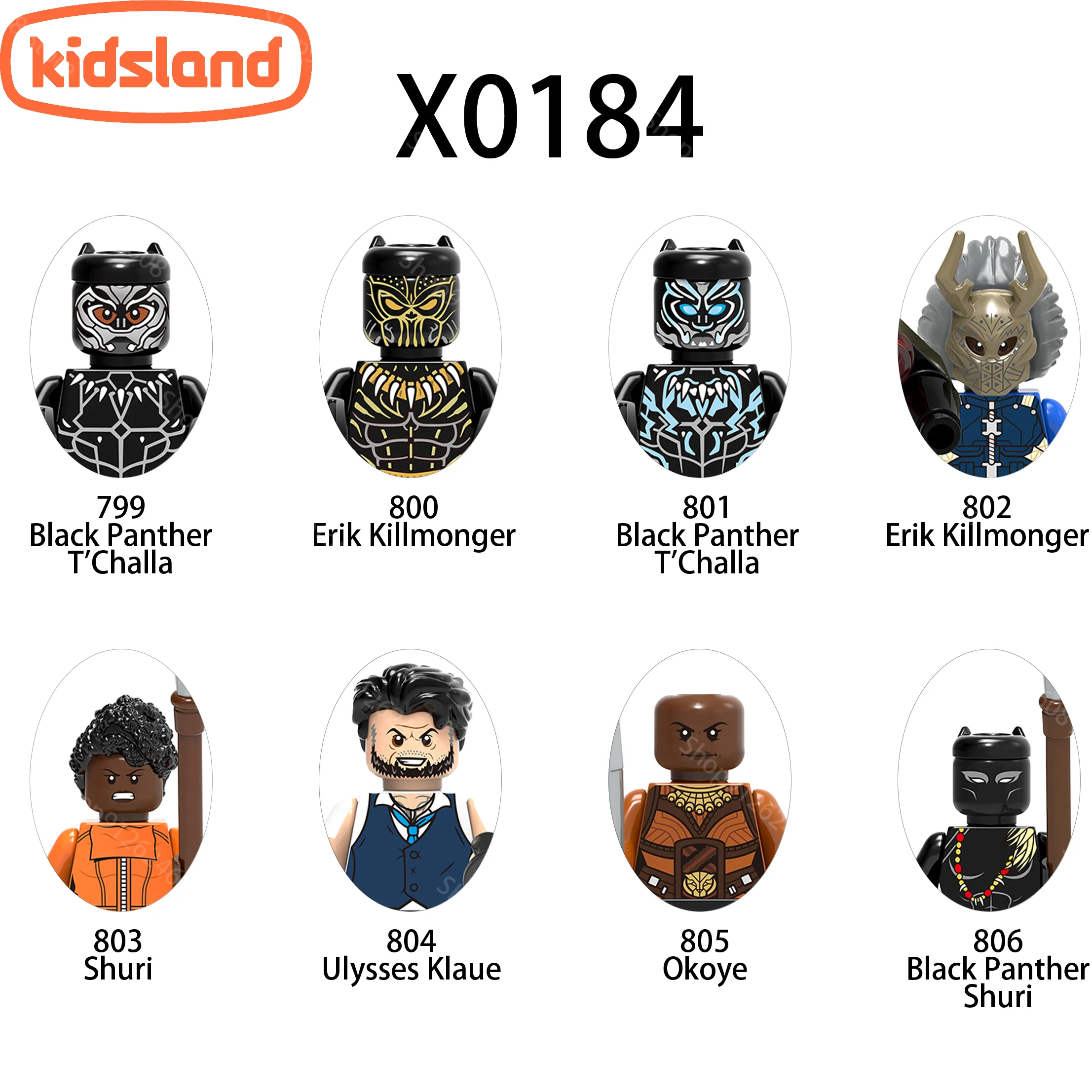 مكعبات بناء للأطفال من سلسلة L-Voldemort، ألغاز تجميع المنافسة الذكية، سكين وبندقية لعبة هدية للأولاد #4