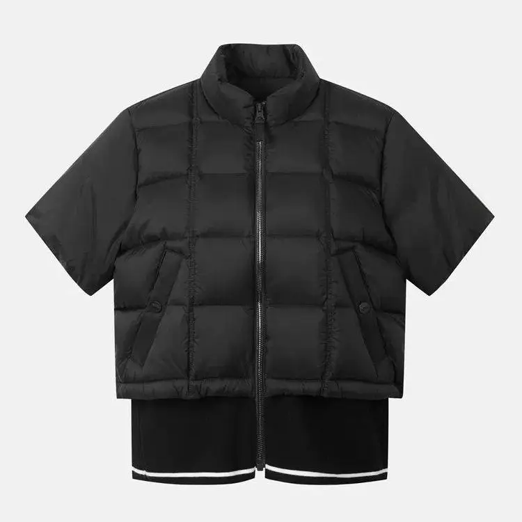 2026 Women Golf White Duck Down Jacket Autumn Winter Light Puffy Warm Slim Waist Versatile Ladies Golf Outerwear