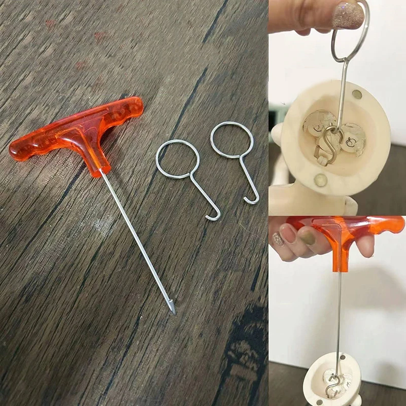 

1Pc Doll Head Change Eye Change T-type Stretching Hook Head Change Hook Accessories Suitable For 1/4 1/3 1/6 Size Enhanced Vers