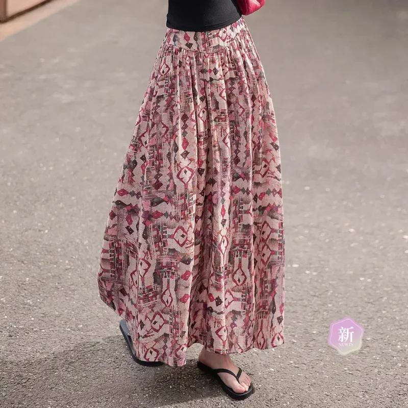 Women Floral Print Pleated Chiffon Blouse O Neck Short Sleeve Peplum Casual Shirt
