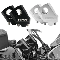 1 par de abrazaderas de mango de montaje de barra elevadora de manillar Universal de motocicleta 28mm 1 1/8 ""22mm 7/8"" para Honda BMW YAMAHA Suzuki