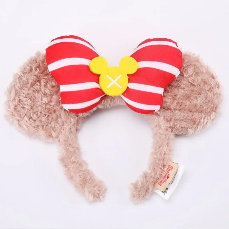 Disney Plush Girls Toy Accessories Stella Headband Duffy Bear Shirley Rose Rabbit Headband Cartoon Anime Surrounding Headdress