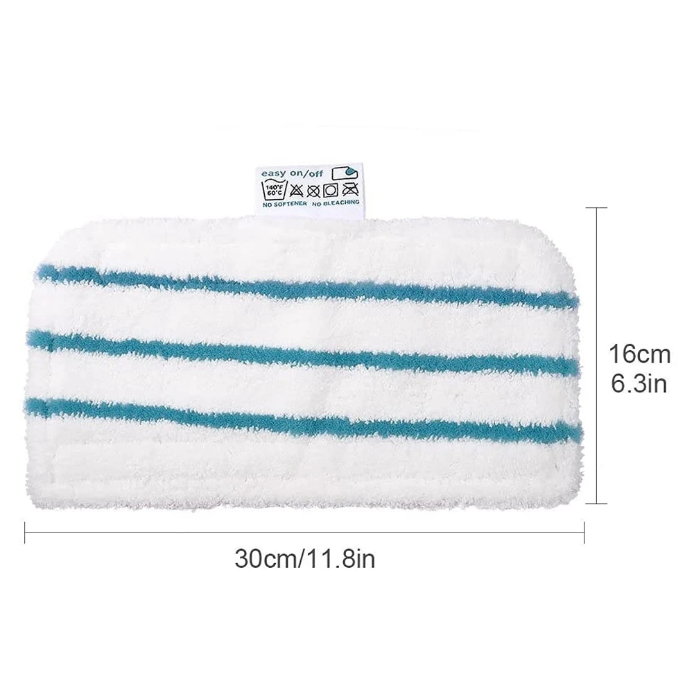 Washable Microfiber Steam-Mop Cleaning Pads Compatible for All Black+ Steam Mops, SM1600, SM1610, SM1620 5 Pack