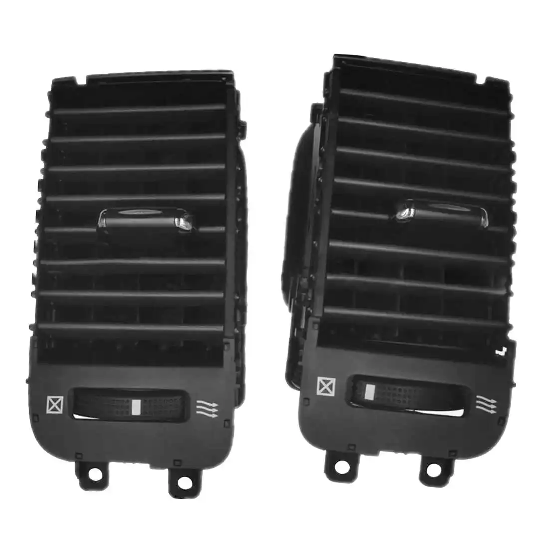 

1 Pair Black Middle A/C Air Vent Outlet Fit For Lexus GX470 Toyota Land Cruiser Prado 120 2003-2009