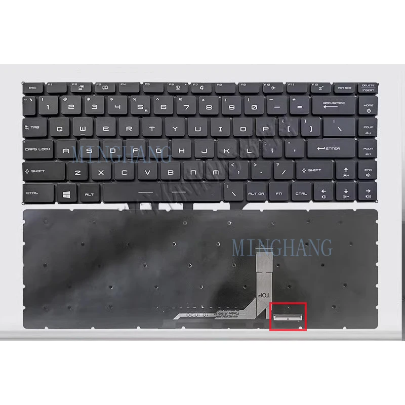 M   New For MSI GS65 Stealth GS65VR MS-16Q1 MS-16Q2 Keyboard US Per-Key RGB Backlit