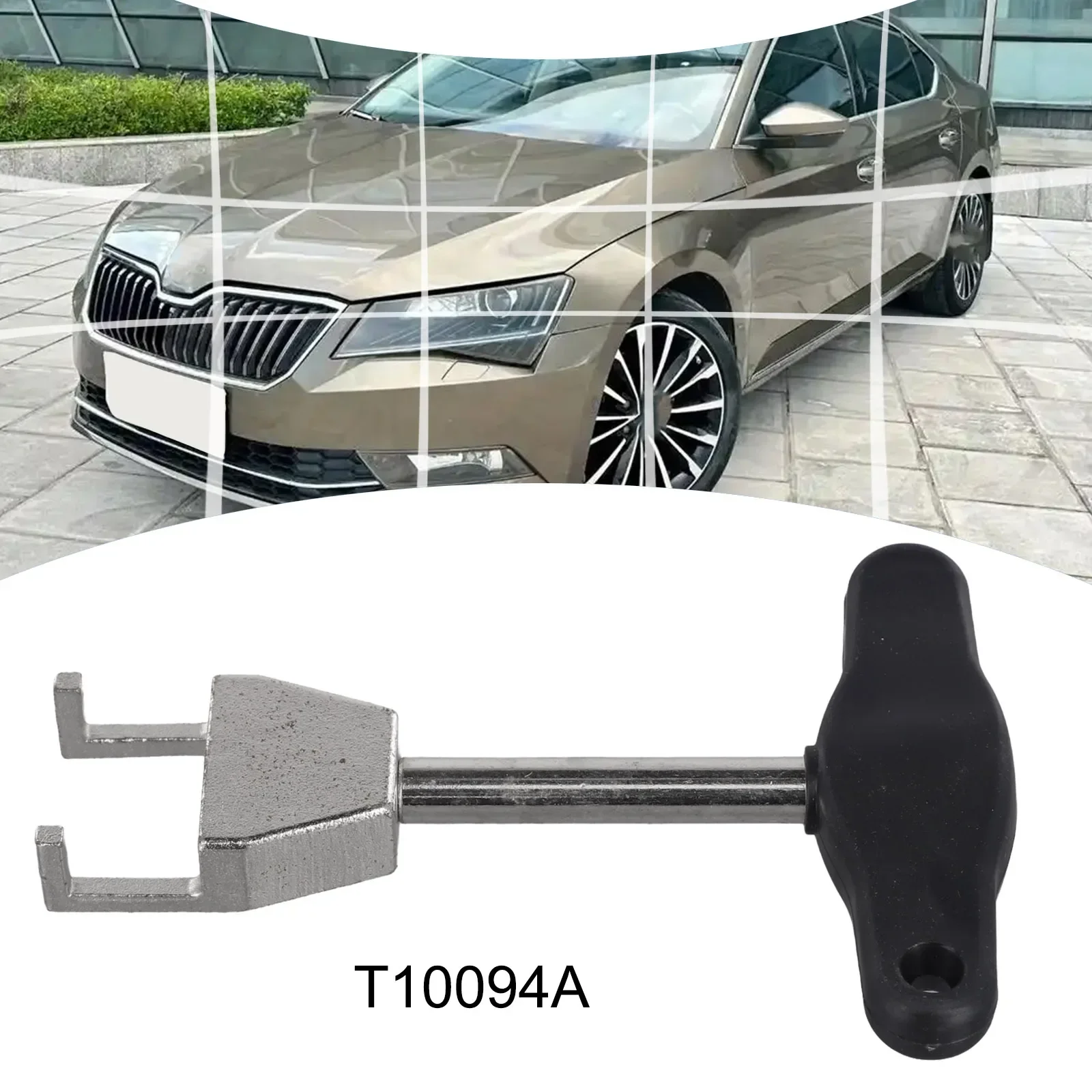 

For Engine Maintenance Silver Ignition Coil Puller Car Maintenance Steel And ABS Material OEM Part Number T10094A