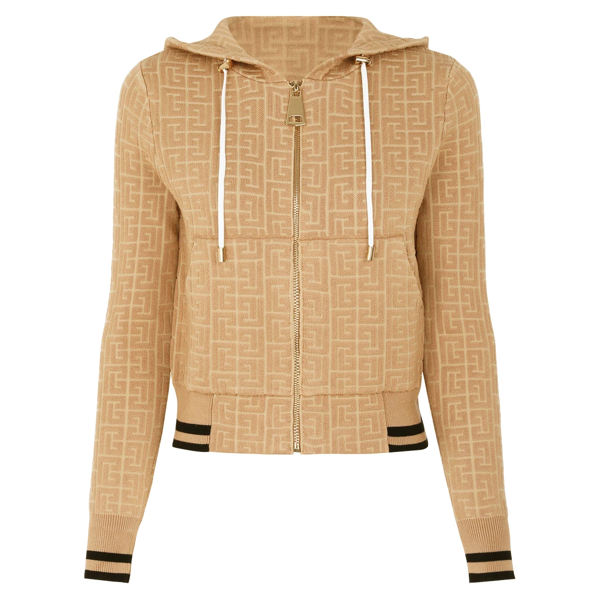 

Высококачественная весенне-осенняя новая модная женская сверхпрочная трикотажная цельная шляпа-кардиган в повседневном стиле, комплект из куртки + брюк